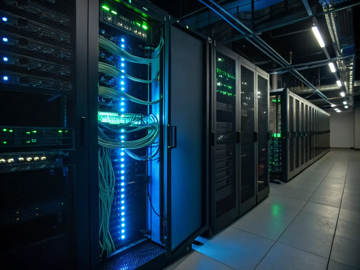 An image depicting a secure network environment, symbolizing the enhanced cybersecurity posture achieved through the implementation of Blue Pill Scorecard recommendations.
